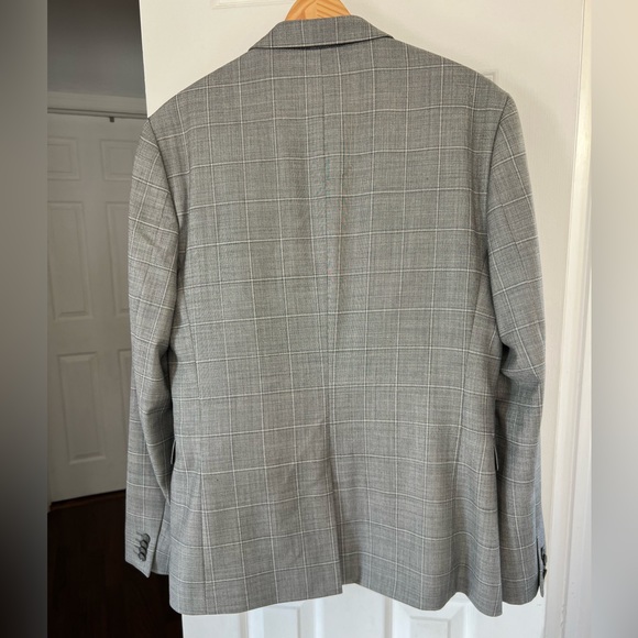 EXPRESS skinny fit, wool-blend, men’s Grey suit jacket and pants - Picture 8 of 10